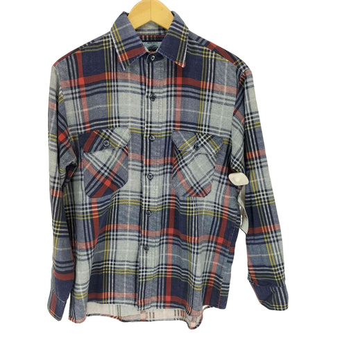 フィールドマスター fieldmaster MADE IN USA チェック柄プリントネルシャツ プリネル メンズ JPN:M