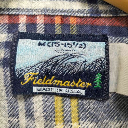 フィールドマスター fieldmaster MADE IN USA チェック柄プリントネルシャツ プリネル メンズ JPN:M