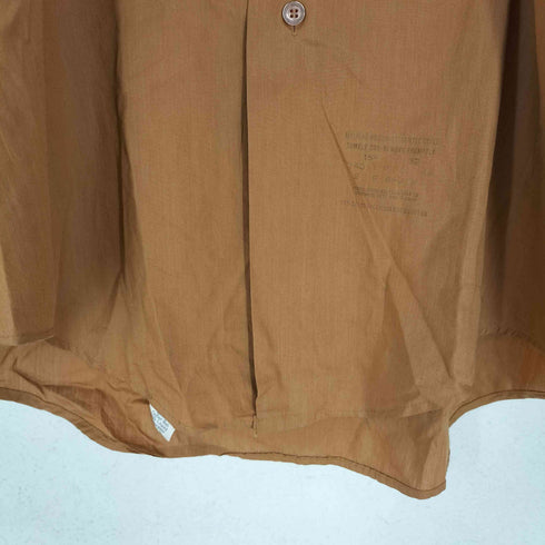 ヴァンヒューゼン VAN HEUSEN 70~80S コットンポリ 長袖カフスシャツ 襟芯 メンズ 15 1/2