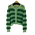 ザラ ZARA メッシュデザインコットンカーディガン レディース import:L