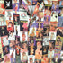 プレイボーイ PLAYBOY 90S フォト転写総柄 開襟S/S シャツ メンズ import:S