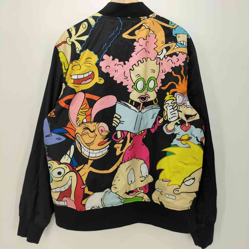 メンバーズオンリー MEMBERS ONLY ×nickelodeon リバーシブル ジップアップブルゾン メンズ import:XL