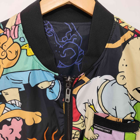 メンバーズオンリー MEMBERS ONLY ×nickelodeon リバーシブル ジップアップブルゾン メンズ import:XL