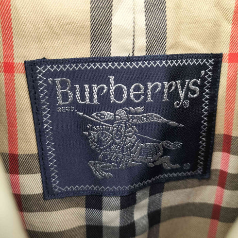 バーバリーズ BURBERRYS 80-90s 玉蟲 裏地ノバチェック ステンカラーコート メンズ 92 170