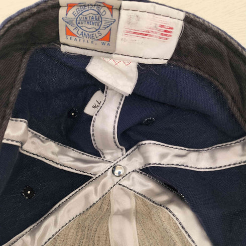 エベッツフィールドフランネルズ Ebbets Field Flannels USA製 NY刺繍 ウールパッチ 6パネルキャップ メンズ 7 3/8