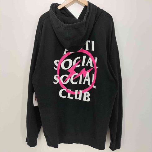 アンチソーシャルソーシャルクラブ ANTI SOCIAL SOCIAL CLUB 両面ロゴプリント コラボパーカー メンズ import:XL