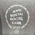 アンチソーシャルソーシャルクラブ ANTI SOCIAL SOCIAL CLUB 両面ロゴプリント コラボパーカー メンズ import:XL