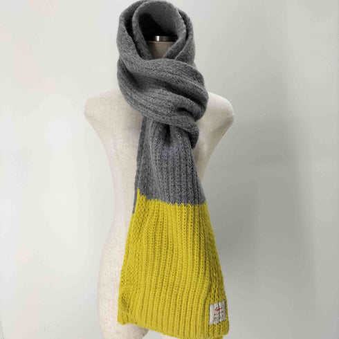 Aubin & Wills ウール アルパカ混 バイカラー レディース