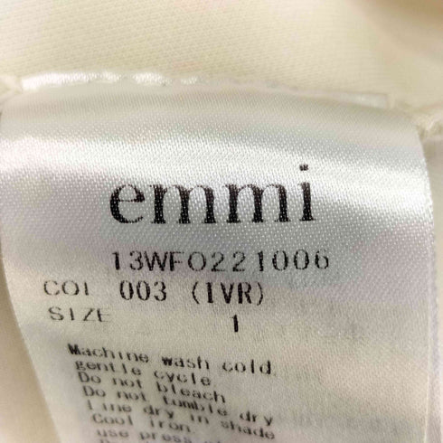 エミアトリエ emmi atelier 袖コンシャスカットコンビワンピース レディース JPN:1