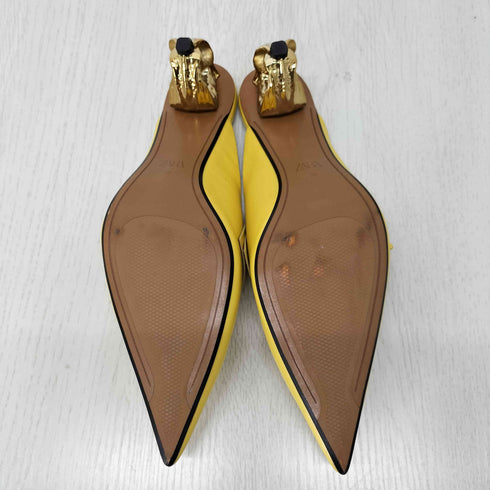 ザラ ZARA メタリックハイヒール ミュール レディース JPN:39