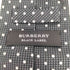 バーバリーブラックレーベル BURBERRY BLACK LABEL ホースロゴ ドット柄 シルクネクタイ メンズ