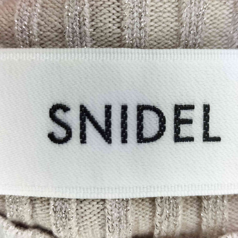 スナイデル snidel Sustaina クロップド ニット プルオーバー レディース ONE SIZE