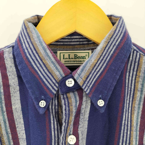 エルエルビーン L.L.Bean 80s USA製 マルチストライプシャツ メンズ JPN:S