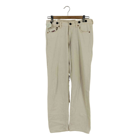 ビームスボーイ BEAMS BOY ワークデニムパンツ サスペンダーボタン シンチバック レディース JPN:2