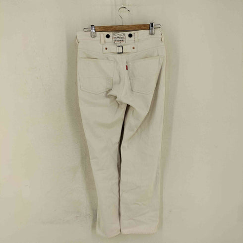 ビームスボーイ BEAMS BOY ワークデニムパンツ サスペンダーボタン シンチバック レディース JPN:2
