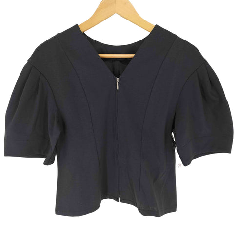 アンクレイヴ uncrave ジップvネックブラウス レディース JPN:1