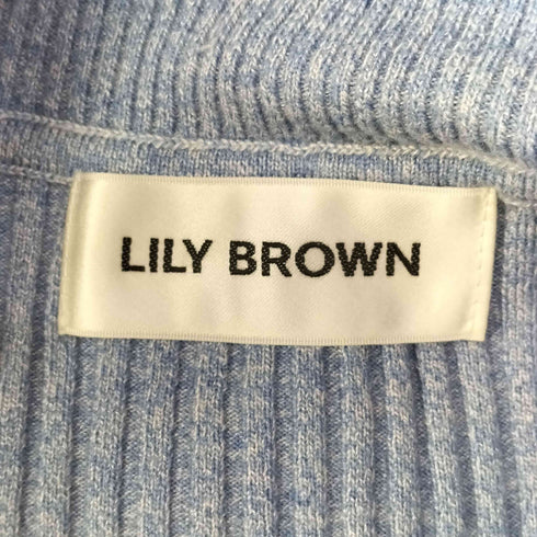 リリーブラウン Lily Brown タック スリーブ ニット ワンピ レディース ONE SIZE