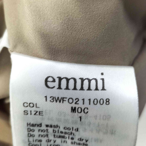 エミアトリエ emmi atelier 21SS タックワンピース コンビネゾン ノースリーブ ワンピース レディース JPN:1