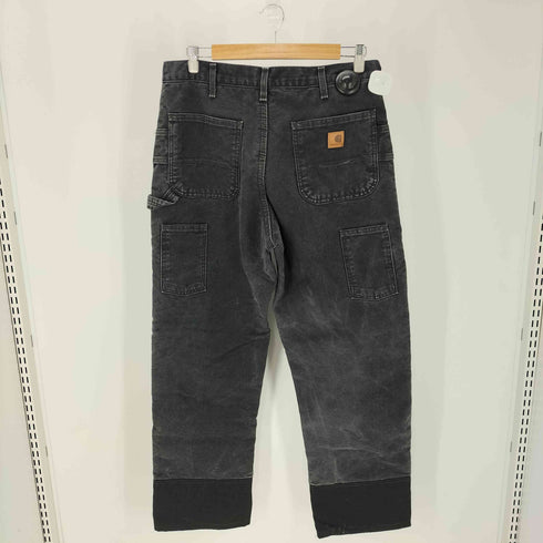 カーハート Carhartt ダック地 ダブルニーワークパンツ 裾ジップ 裏地キルティング メンズ 34×32