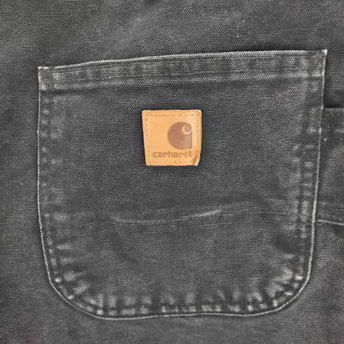 カーハート Carhartt ダック地 ダブルニーワークパンツ 裾ジップ 裏地キルティング メンズ 34×32