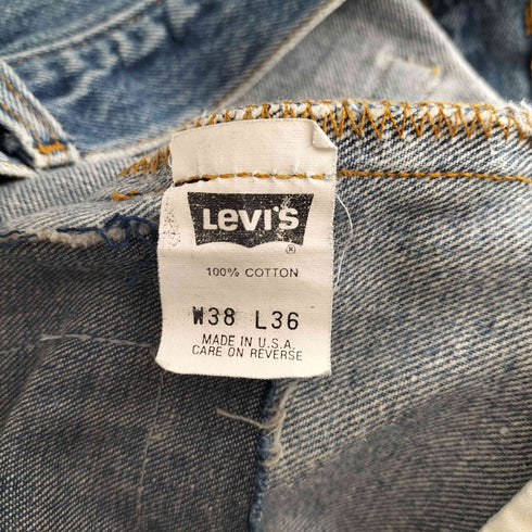 リーバイス Levis 90s USA製 93年製 501 ペンキ ダメージリメイク 501 デニムパンツ メンズ 38/36