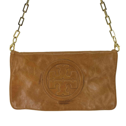 トリーバーチ TORY BURCH 2WAY ボンベ ロゴ型押し ショルダーバッグ クラッチバッグ レディース ONE SIZE