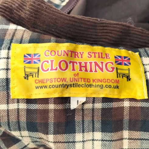 COUNTRY STYLE CLOTHING 襟コーデュロイオイルドジャケット メンズ import:L