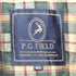 P.G.FIELD 裏地チェック柄襟コーデュロイオイルドベスト メンズ import:XL