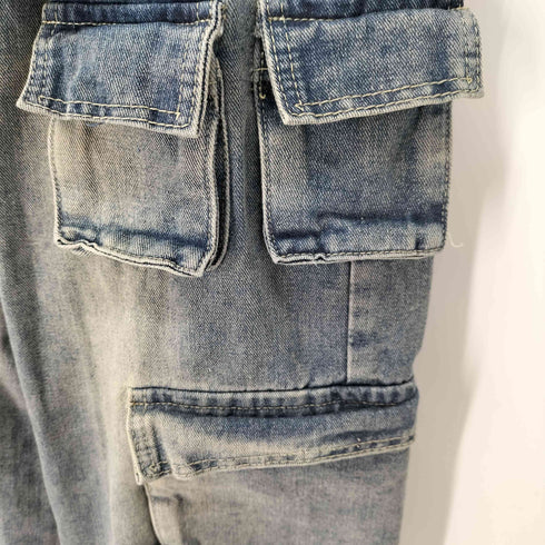 DIA VEL ワイドカーゴデニムパンツ Y2K レディース JPN:S