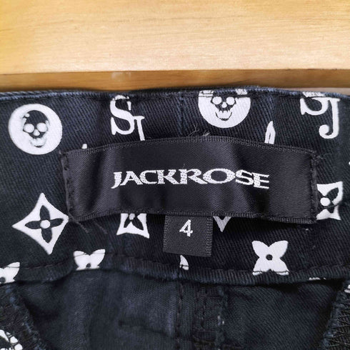 ジャックローズ JACKROSE バックポケットロゴ刺繍 コットンチノパンツ メンズ JPN:4