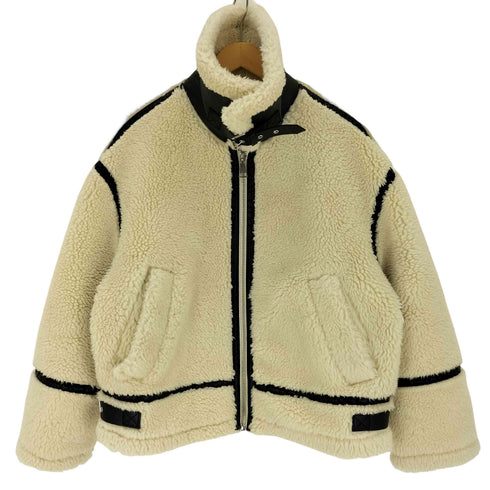 ザラ ZARA フェイクファーバイカージャケット レディース JPN:S