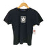 プレイボーイ PLAYBOY 00s Y2K リブフリル クルーネックTシャツ レディース JPN:M