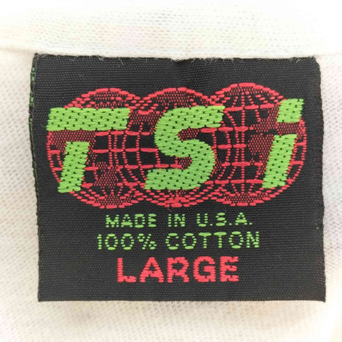 TSI 90s USA製 プリントクルーネックTシャツ メンズ import:L