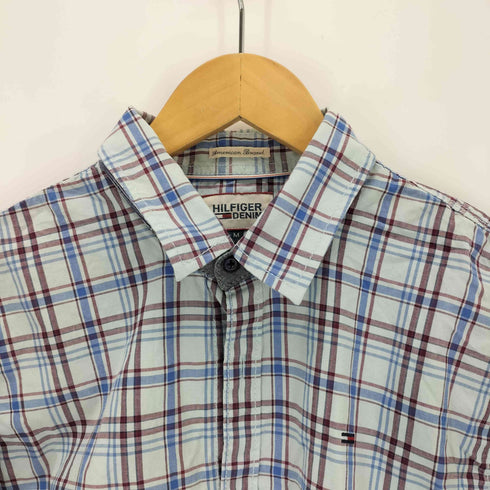 トミーヒルフィガージーンズ TOMMY HILFIGER JEANS チェックシャツ メンズ JPN:M