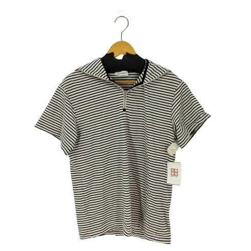 SHORT SENTENCE ハイネックジップ ボーダーカットソー レディース import:S