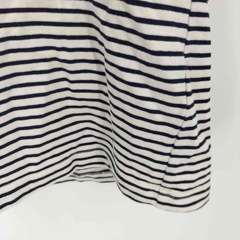 SHORT SENTENCE ハイネックジップ ボーダーカットソー レディース import:S