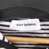 SHORT SENTENCE ハイネックジップ ボーダーカットソー レディース import:S