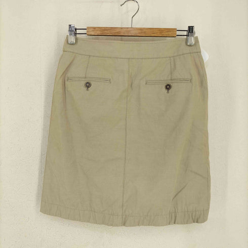 マッキントッシュフィロソフィー MACKINTOSH PHILOSOPHY 金ボタン コットンポリ トレンチラップスカート レディース EUR:38