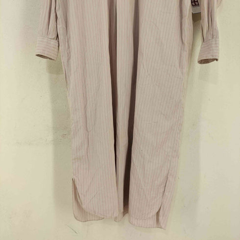レノ LENO BAND COLLAR PULLOVER DRESS《STRIPE》#PINK STRIPE レディース JPN:0