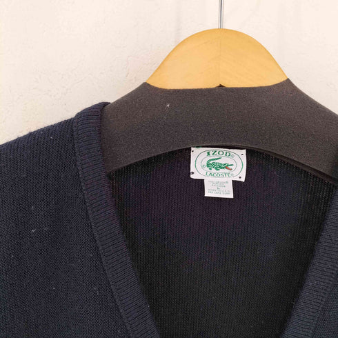 アイゾッドラコステ IZOD LACOSTE USA製 ワニ刺繍 Vネック アクリルニット メンズ import:L