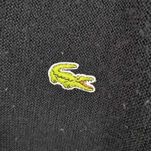 アイゾッドラコステ IZOD LACOSTE USA製 ワニ刺繍 Vネック アクリルニット メンズ import:L