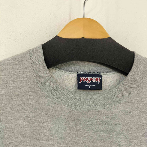 ジャンスポーツ JanSport USA製 PITT 霜降り クルーネックスウェット メンズ JPN:L