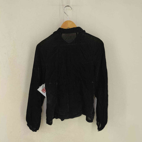 コムデギャルソン COMME des GARCONS 16SS レーヨンベルベット ツギハギシャツ レディース JPN:S