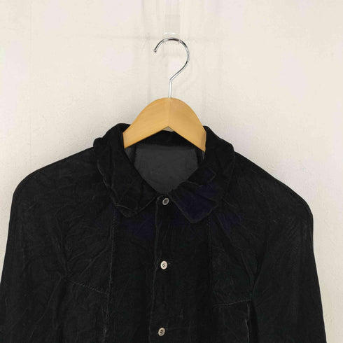 コムデギャルソン COMME des GARCONS 16SS レーヨンベルベット ツギハギシャツ レディース JPN:S