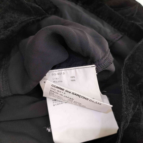 コムデギャルソン COMME des GARCONS 16SS レーヨンベルベット ツギハギシャツ レディース JPN:S
