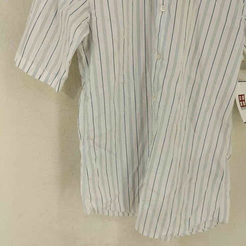 ジルサンダー JIL SANDER MADE IN ITALY ストライプコットンS/Sシャツ メンズ UK:38