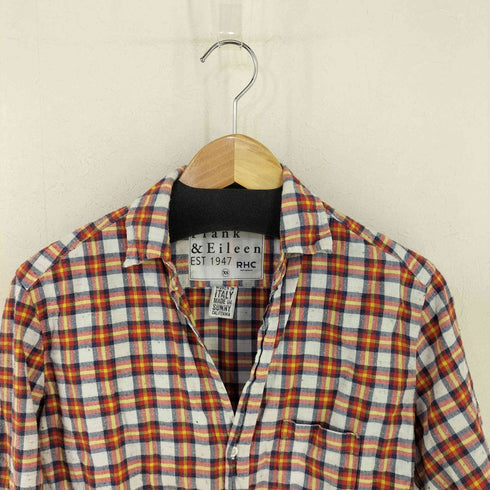 フランクアンドアイリーン Frank&Eileen 別注 ヘリンボーン チェックシャツ レディース JPN:XS