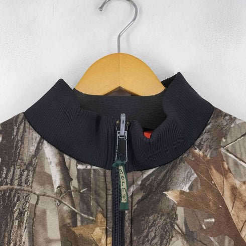 ベルン BERNE GUNFLINT リアルツリーカモリバーシブルジップジャケット メンズ