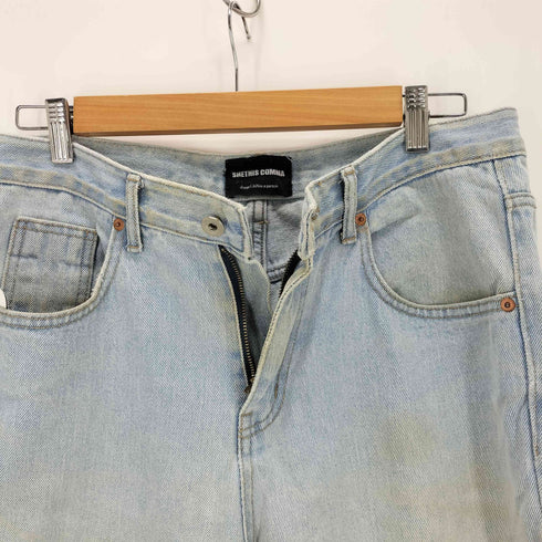 SHETHISCOMMA USED加工デニムパンツ メンズ JPN:M