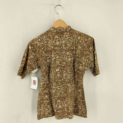 ドリスヴァンノッテン DRIES VAN NOTEN 00s ライカ期 MADE IN BELGIUM ペイズリー マオカラーシャツ レディース 36